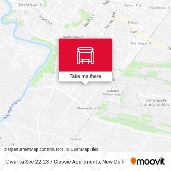 Dwarka Sec 22-23 / Classic Apartments map