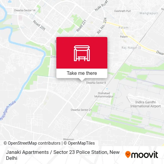 Janaki Apartments / Sector 23 Police Station map