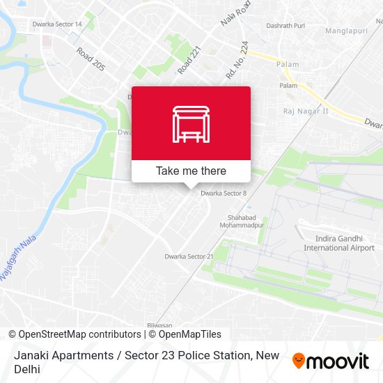 Janaki Apartments / Sector 23 Police Station map