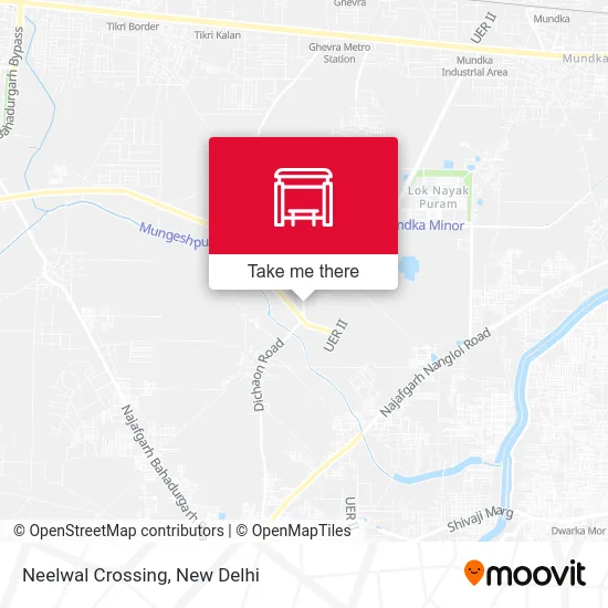 Neelwal Crossing map