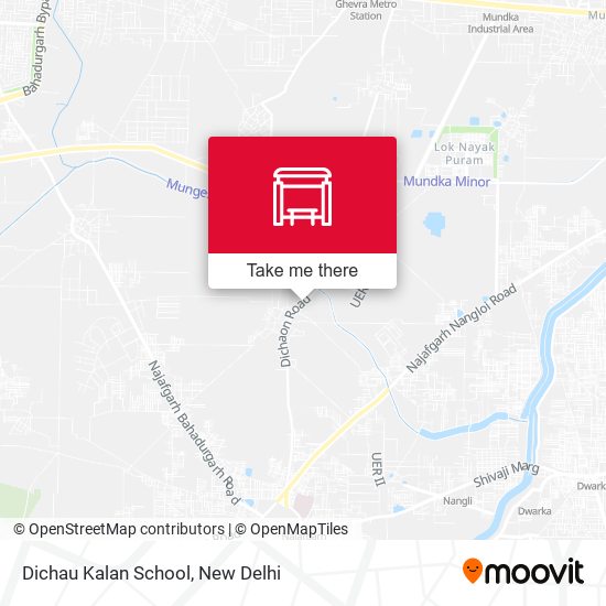 Dichau Kalan School map