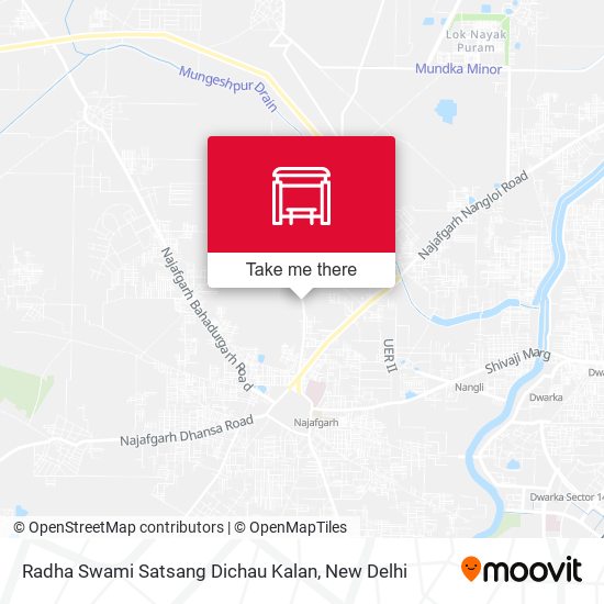 Radha Swami Satsang Dichau Kalan map