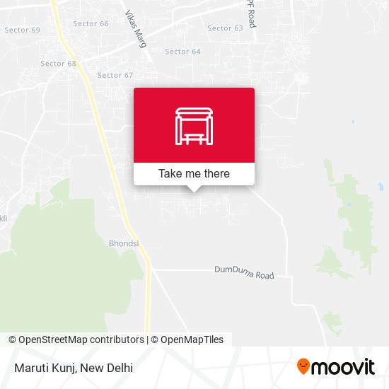 Maruti Kunj map