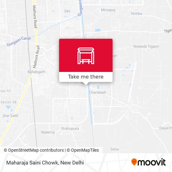 Maharaja Saini Chowk map