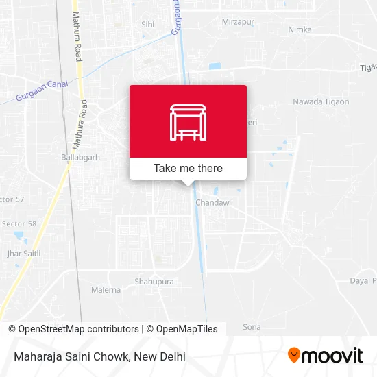 Maharaja Saini Chowk map