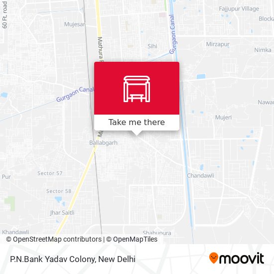 P.N.Bank Yadav Colony map