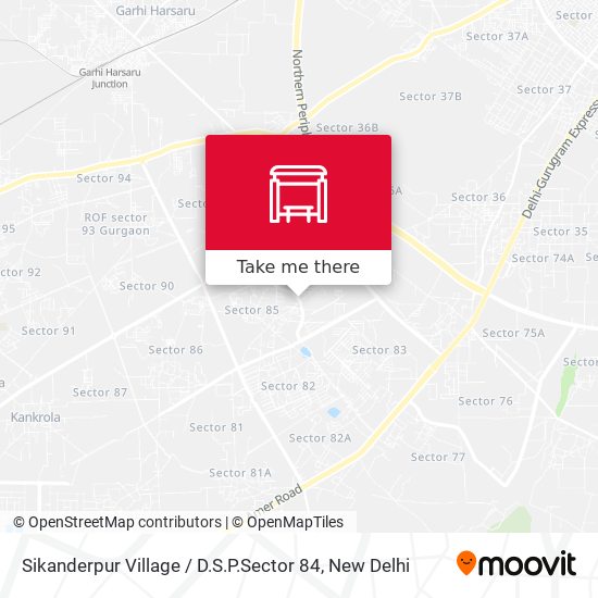 Sikanderpur Village / D.S.P.Sector 84 map