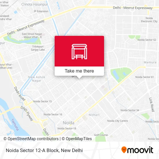Noida Sector 12-A Block map