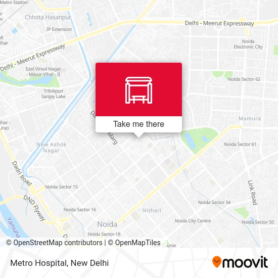 Metro Hospital map