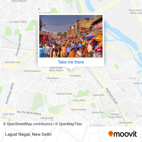Lajpat Nagar map