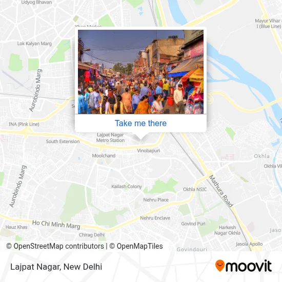 Lajpat Nagar map