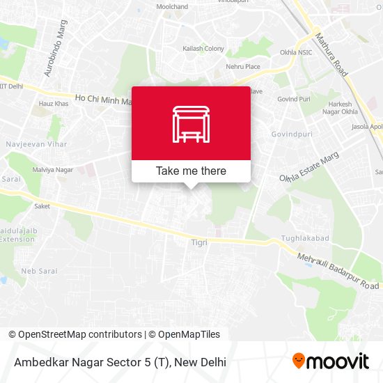 Ambedkar Nagar Sector 5 (T) map