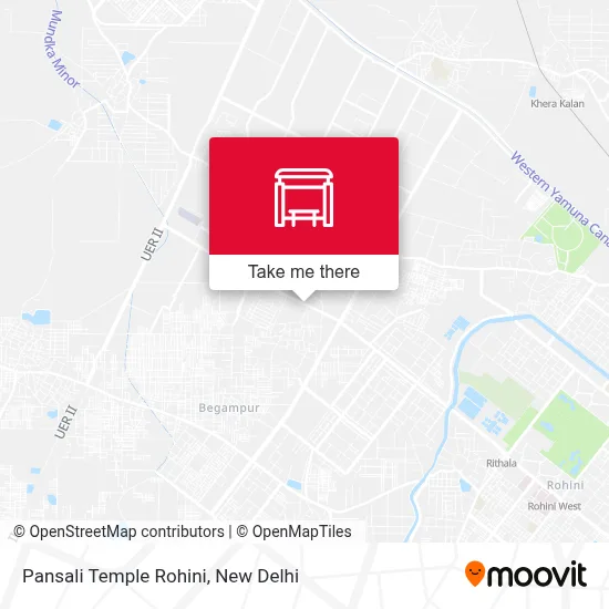 Pansali Dham Rohini map