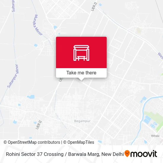 Rohini Sector 37 Crossing / Barwala Marg map