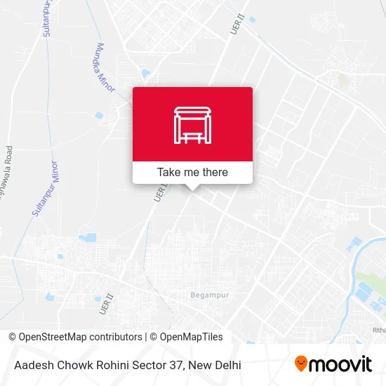 Aadesh Chowk Rohini Sector 37 map