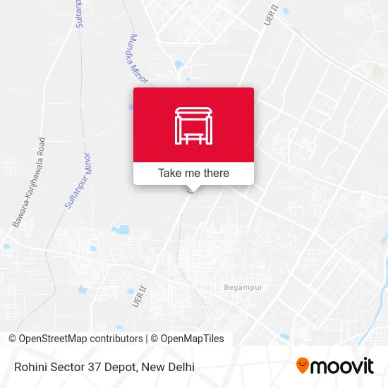 Rohini Sector 37 Depot map