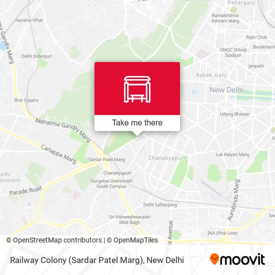 Railway Colony (Sardar Patel Marg) map