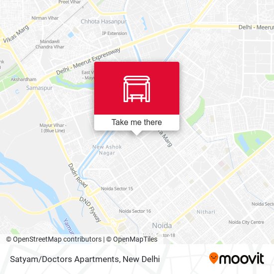 Satyam/Doctors Apartments map