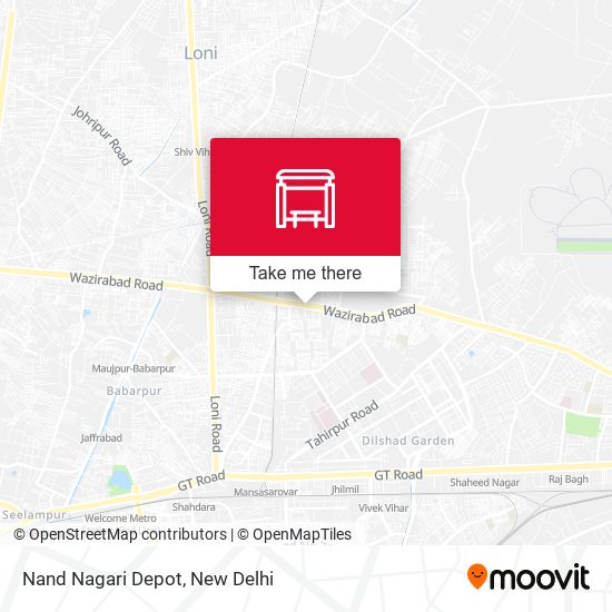 Nand Nagari Depot map