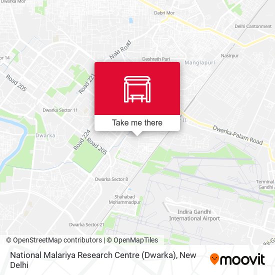 National Malariya Research Centre (Dwarka) map