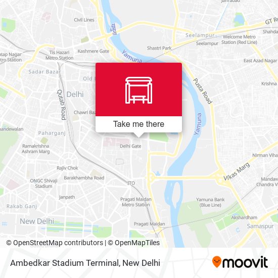 Ambedkar Stadium Terminal map