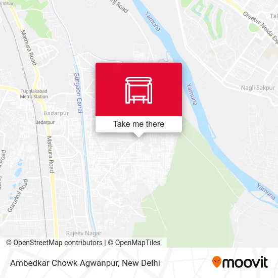 Ambedkar Chowk Agwanpur map