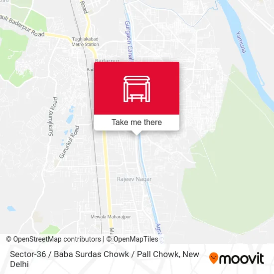 Sector-36 / Baba Surdas Chowk / Pall Chowk map