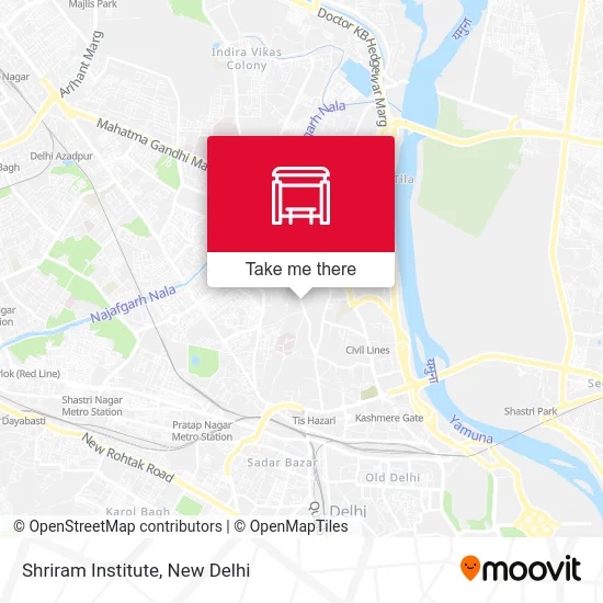 Shriram Institute map