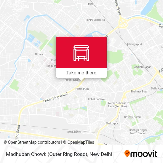 Madhuban Chowk (Outer Ring Road) map