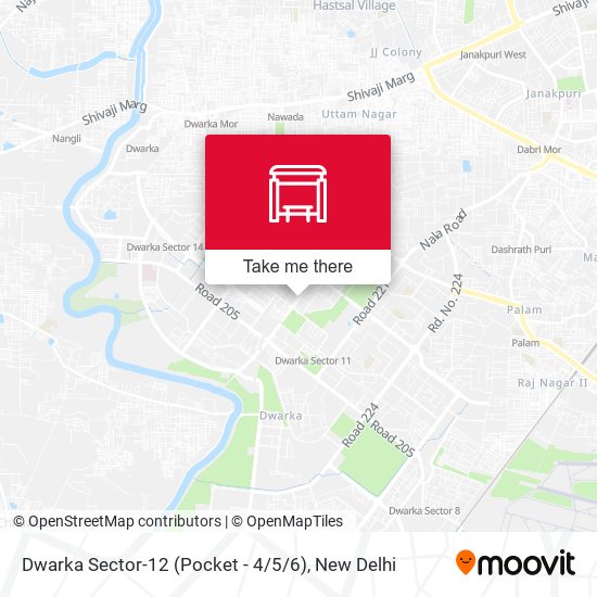 Dwarka Sector-12 (Pocket - 4 / 5/6) map