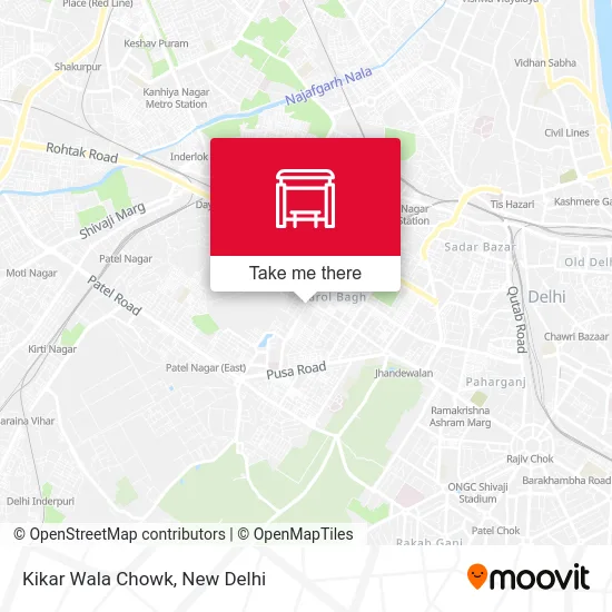 Kikar Wala Chowk map