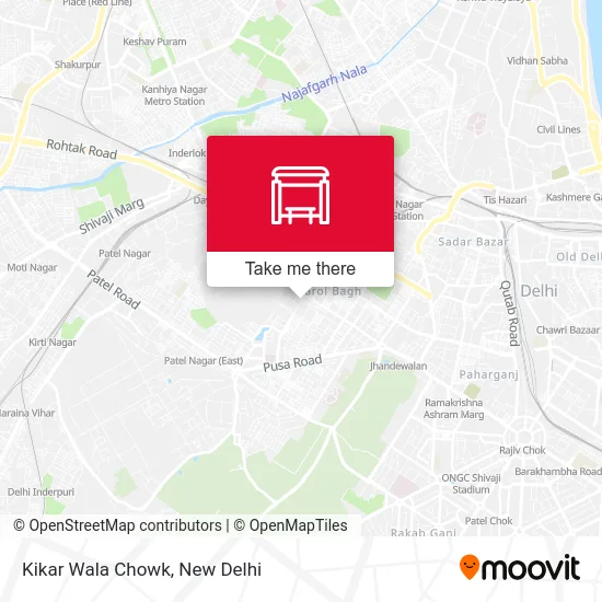 Kikar Wala Chowk map