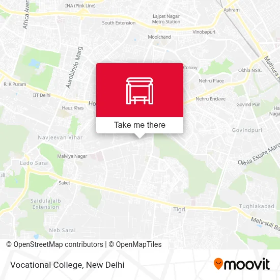 Vocational College map