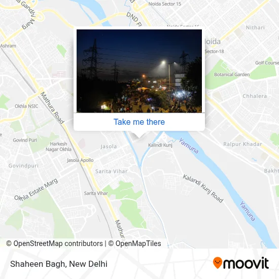 Shaheen Bagh map