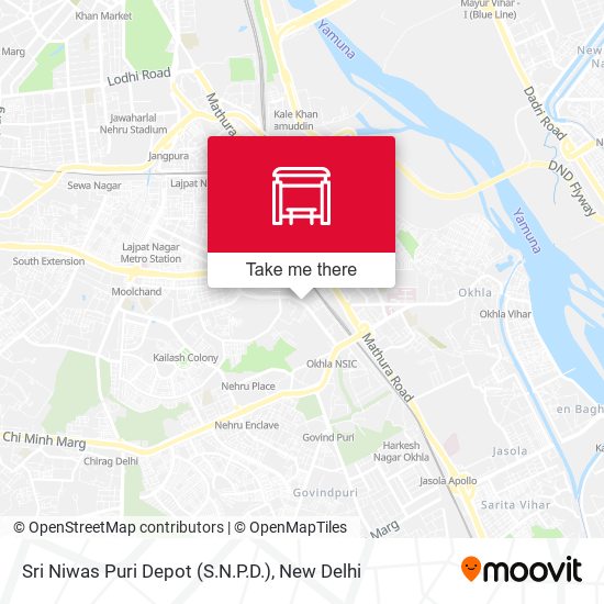 Sri Niwas Puri Depot (S.N.P.D.) map