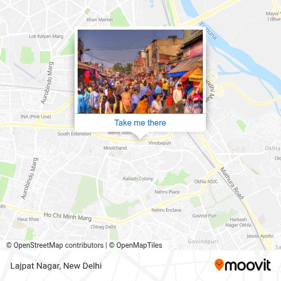 Lajpat Nagar map