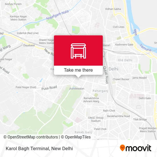 Karol Bagh Terminal map