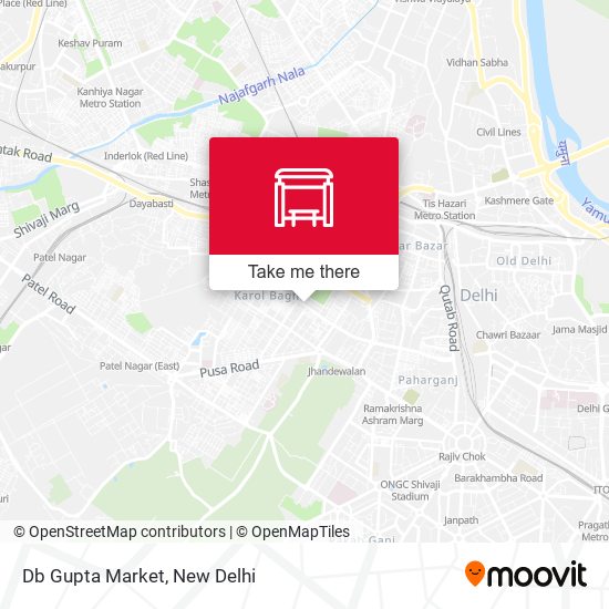 Db Gupta Market map