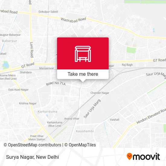 Surya Nagar map