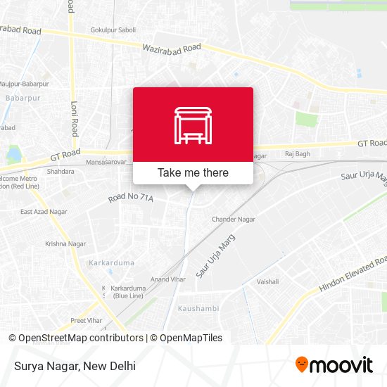 Surya Nagar map