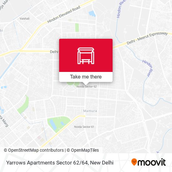 Yarrows Apartments Sector 62 / 64 map