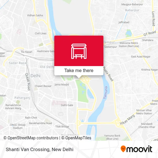 Shanti Van Crossing map