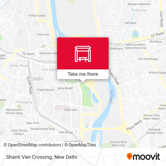 Shanti Van Crossing map