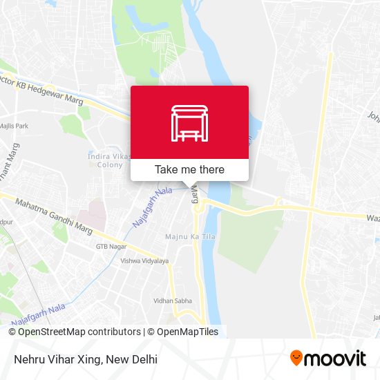 Nehru Vihar Xing map