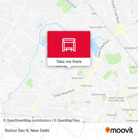 Rohini Sec-9 map