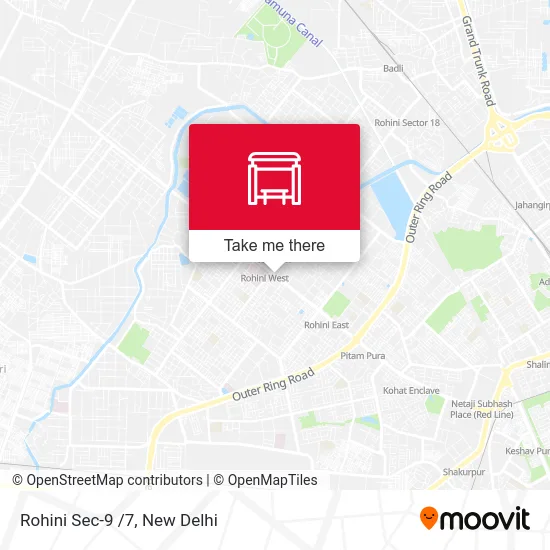 Rohini Sec-9 /7 map