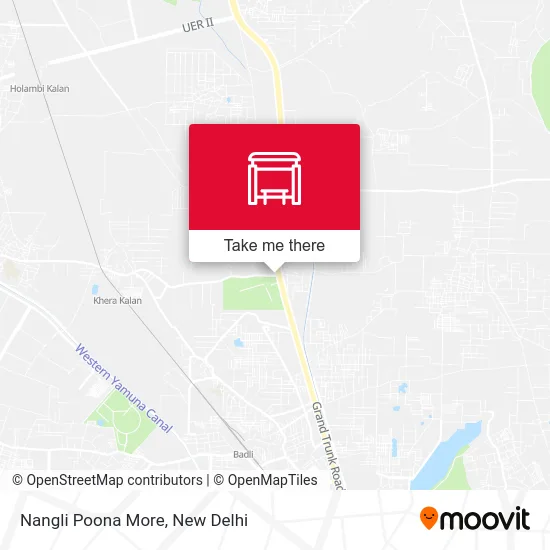 Nangli Poona More map