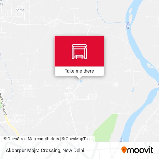 Akbarpur Majra Crossing map