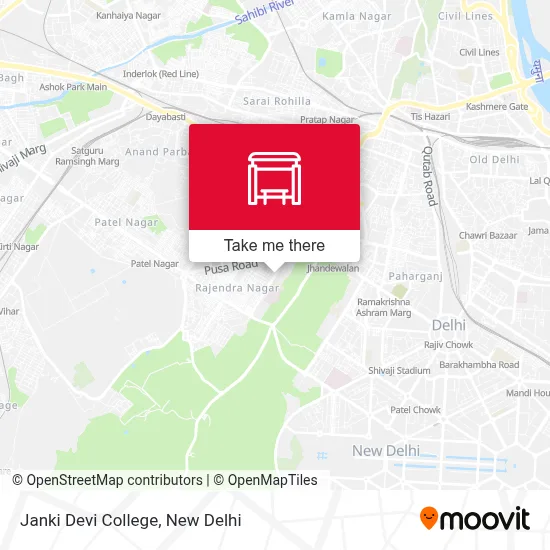 Janki Devi College map
