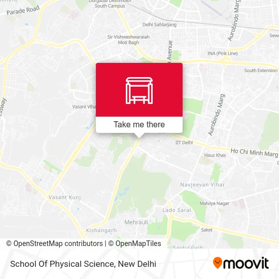 School Of Physical Science map